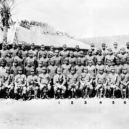 Bitva o Okinawu 1945 - 1. Admiral Minoru Ota; 2. Lt. Gen. Mitsuru Ushijima; 3. Lt. Gen. Isamu Cho; 4. Col. Hitoshi Kanayama; 5. Col. Kikuji Hongo; 6. Col. Hiromichi Yahara-wikipedia