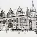 Návrhy na dostavbu Staroměstské radnice - 1909 P1170438 staroměstská radnice wiehl 1909