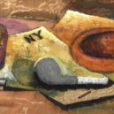 Ota Janeček - 3 janeček zátičí s dýmkou galerie nová síň