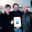Smrt mu sluší - 4_Michal Dlouhý, Kamil Halbich a Robert Jašków na zkoušce komedie Smrt mu sluší_foto Alena Hrbková_repro zdarma