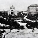 Praha objektivem Františka Fridricha - 5 kavárenský pavilon v městských sadech na poříčí, dnes muzeum prahy fridrich