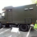Výstava o čs. vojenské geografii a hydrometeorologii - 6b mobil.soupr. bleskDSCN5560