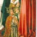 Barbora Celjská - Albrecht II. Habsburský s manželkou Alžbětou Lucemburskou na obraze v Klosterneuburgu – wikipedie