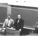 Oparin - Alexander Oparin (ve středu) – Agreement – Use of the Esther M. Zimmer Lederberg Memorial Website