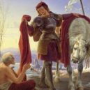 Svatý Martin - Alfred Rethel: Svatý Martin (1836)