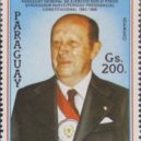Alfredo Stroessner - Alfredo Stroessner na poštovní známce