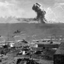 Vylodění na Sicílii 1943 - Americká podpůrná loď Robert Rowan exploduje po zásahu německým bombardérem u Gely, Sicílie, 11. července 1943 – WIKIPEDIE