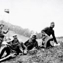 Výstava 100 let české armády - B1 DSC01646 velit. stan čv. při bojích proti maďarské republice rad, jaro 1919
