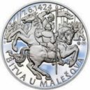 Bitva u Malešova 1424 - Bitva u Malešova – 590. výročí – (stříbro) – www.zlate-mince.cz