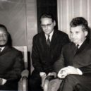 Bokassa - Bokassa a prezident Ceausescu při návštěvě Rumunska. Bokassa si z návštěvy přivezl další milenku – wikimedia commons