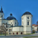 Santiniho architektura - Chrám Jména Panny Marie, Křtiny,okr