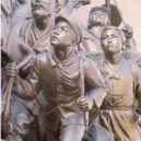 Kim Ir-sen - Detail z Monumentu socialistické revoluce -archiv autora