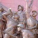 Kim Ir-sen - Detail z Monumentu socialistické revoluce – archiv autora