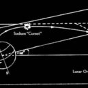 Luna 1 - Dráha Luny 1 – sodíkový mrak – Don P. Mitchell