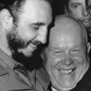 Castro převzal vládu na Kubě - Fidel Castro se sovětským vůdcem Nikitou Chruščovem. – idnes.cz – kopie