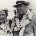 Edgar Rice Burroughs - Florence a Edgar při příjezdu na Havaj v době líbánek – Aerospace Legacy Foundation
