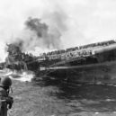 USS Franklin - Franklin s posádkou na palubě 19. března 1945 – wikipedia