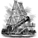 William Herschel - Herschelův největší teleskop