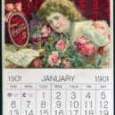 Coca-Cola ve třech staletích - Hilda Clarková – Kalendář z roku 1901 – The cocacolacompany