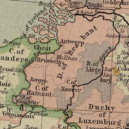 Sv. Jenovéfa - Historická mapa vévodství brabantského (1477) – wikipedie