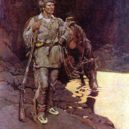 Jim Bridger - Jim Bridger – ilustrace – Frank E. Schoonover