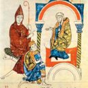 Bitva u Mailberku 1082 - Jindřich IV. prosí Matyldu Toskánskou a opata Huga von Cluny o zprostředkování střetnutí s papežem Řehořem VII. – wikipedi