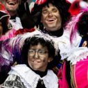 Sinterklaas a Černý Pete - Alleen roetpieten bij intocht Amsterdam