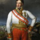 Paulina Karolina Iris z Arenbergu a Aerschotu - Karel Filip Schwarzenberg (17771 – 1820), švagr Pavlíny, v uniformě a se všemi odznaky svého postavení, olejomalba z Českého Krumlova