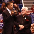 Nehoda na Chappaquiddicku 1969 - Kennedyho veřejná podpora senátoru Baracku Obamovi za jeho zvolení prezidentem USA na shromáždění v Hartfordu, 4.2.2008 – wikipedie