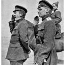 Kerenskij - 1917 Russian Prime Minister Alexander Fyodorovich Kerensky Russian Army Minister of war uniform Russia guard desert