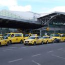 Taxikáři opět v ulicích - Letiště_Ruzyně,_terminál_1,_taxistanoviště