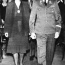 Lina Heydrichová - Lina a Reinhard Heydrichovi na koncertě skladeb Bruna Heydricha (otce Reinharda) ve Valdštejnském paláci večer před atentátem, 26. května 1942