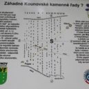 kounov - Mapa kamenných řad