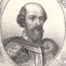 Bitva u Holíče 1315 - Matúš Čák Trenčianský – fiktivní podoba publikovaná v 19. století – wikipedie