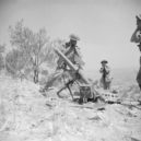 Vylodění na Sicílii 1943 - Minometná palba – vojáci britské pěší divize – wikipedia