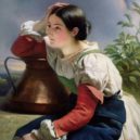 Franz Xaver Winterhalter - Mladá Italka – Painting and Frame