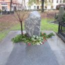 Olof Palme - Palmeho hrob na hřbitově Adolfa Fredrika ve Stockholmu
