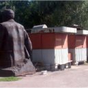 Kujbyšev - Památník Valeriana Kujbyševa v Doněcku – demontáž – donbas-info