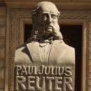 Reuter - Paul Julius Reuter – pomník v Londýně