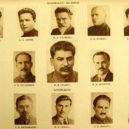Kujbyšev - Politbyro ústředního výboru CPSU (b) , (1934) – krátce před vraždou Kirova . Kujbyšev je první vlevo v horní řadě vedle Kirova