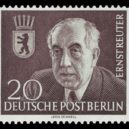 Ernst Reuter, starosta Berlína - Poštovní známka Ernst Reuter – wikipedia