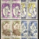 Pionýři – malované děti - Poštovní známky (1959) – Pionýrská organiozace – sbírám.cz