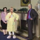 Monika Lewinská - Prezident Clinton, Hillary a Monika Lewinsky – The Dandy Goat