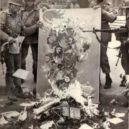 Che Guevara - Pálení obraz s Guevarovou tváří v roce 1973 po nastoleni Pinochetova režimu v Chile – wikipedia