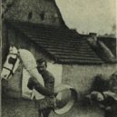 Klibna - Příprava masky koně, nebo koně s jezdcem. wikipedie