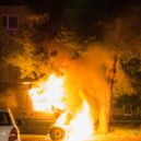 Hasiči bleskově zlikvidovali požár dodávky - Sever krimi požár v Brandýse