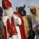Mikuláš v 19. století - anděl, čert, čerti, Mikuláš—Saint Nicholas Day