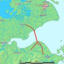 Most přes zátoku Chang-čou - Umístění mostu Chang-čou – wikipedia