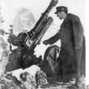Bitva o Kavkaz - Kaukasus, Gebirgskanone im Schnee