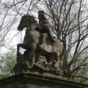 sv. Václav - socha Jiřího Antonína Bendla, nyní na Vyšehradě